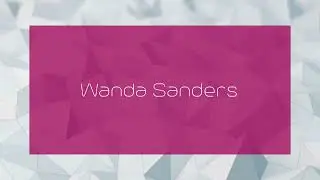 Wanda Sanders - appearance