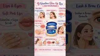 #vaseline on face🪞 #face&body Care #soft smooth skin #youtubeshorts #shortsvideo #shorts