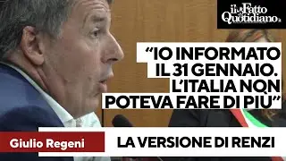 Regeni, la versione di Renzi: 