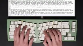 Ergo Maja with NK Creams Keyboard Typing Sounds ASMR (StoryTime Series #1)