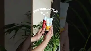 Sunscreen Oil Test ☀️ #sunscreen #aqualogica #drsheths #oilfreesunscreen #sunscreentest