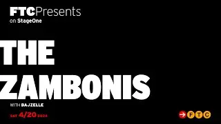 THE ZAMBONIS AND BAJZELLE LIVE ON STAGEONE