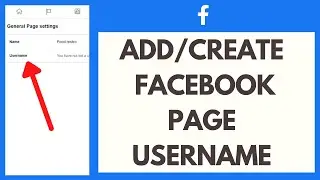 How To Add / Create Facebook Page Username (2023)