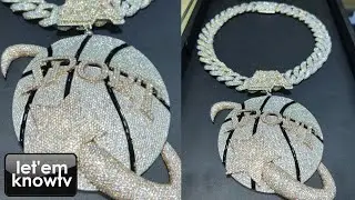 Rapper Real ryte Sport Just Dropped The Bag On This Crazy Diamond Chain From Benny The Jeweler