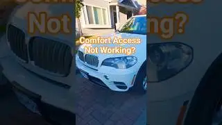 BMW E70 X5 Comfort Access Handle Fix!