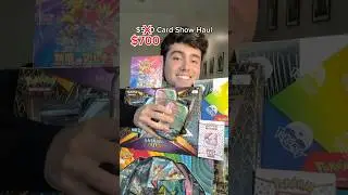 Покупки на карточной выставке на 500 долларов #карточкипокемонов