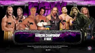 HARDCORE CHAMPIONSHIP MATCH. 8 MAN FIRST BL00D ELIMINATION!