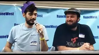 Ice Poseidon & Voldesad Q&A panel at RuneWest