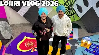 LOHRI VLOG 2026❤️, KITE FYLING WITH FRIENDS😍,WITH BIR RAMGARHIA ❤️