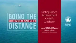 OTC 2018 Heritage Award Presentation