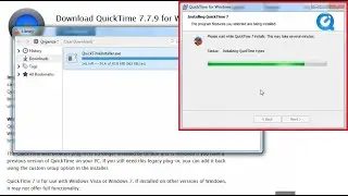 How to Download & Install (Setup) QuickTime 7.7.9 for Windows