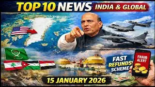 Top 10 India & Global News Today | Defence, Economy, Diplomacy & Security | 15 Jan 2026
