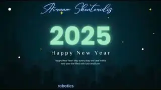 Happy New Year 2025 from Avraam Skenteridis