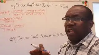 Mathematics GCE Advanced level: trigonometry