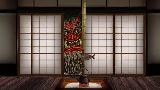 ※注意『あいつは、君の家にも・・・。』　寝ないで遅くまで起きていたら、恐ろしいなまはげがやって来る！？　寝ない子供が怖がる鬼『なまはげ』の怖い動画です。
