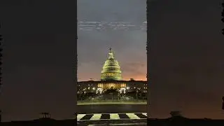 Beautiful sunset in Washington DC