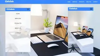 Responsive navbar with animated hamburger menu | HTML CSS JavaScript | Childish Coder