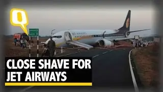 The Quint: 12 Injured After Jet Airways Plane Skids Off Runway in Goa