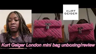 KURT GEIGER LONDON MINI BRAXTON BAG UNBOXING/REVIEW