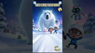 OMG! FLURI&rsquo;S BLOCKED BY THE GIANT SNOW BEAR?! 🐻❄️😱#animation