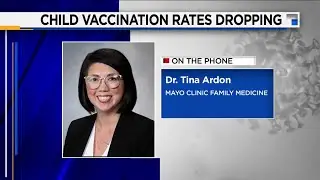 Child vaccination rates dropping