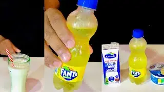 Only three ingredients | Cream soda shake | Crazy things 🥤😋 #milkshake