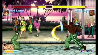 Ultra Street Fighter II(Switch)-Fei Long vs Dee Jay III