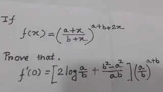 Challenge on differentiation#another new problem#xequalstomath #calculus #solve #jeebatch 