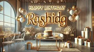Happy Birthday Rashida 🎂 | Rashida Happy Birthday Song 🎉 | Rashida WhatsApp Status 🎈