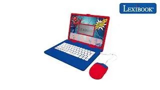 JC601SP &ndash; Spiderman Bilingual Educational Laptop with 164 activities - Lexibook