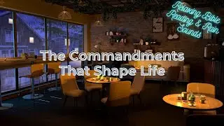 Deuteronomy 5 &ndash; The Commandments That Shape Life | Relaxing Bible Reading & Rain Sounds