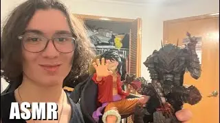ASMR| Showing Off My Anime Figure Collection| Whispering & Tapping