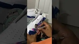 Airbrushing for beginners #airbrush #customshoes