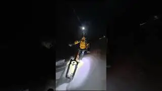 Fullmoon Ride #Skibike #Nightride #parsenn