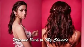 Alia Bhatt Hairstyle Tutorial Zee Cine Award 2019 || Easy Hairstyle of alia Bhatt