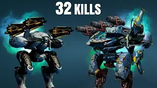 [WR] INSANE 32 Kills + 3 Assists (My Personal Record) | War Robots Gameplay