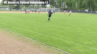 Zusammenfassung des Pokalhalbfinales zwischen dem VfL Nauen und Fortuna Babelsberg