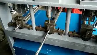Square Tube Round Stainless Steel Tube Hole Punching Machine