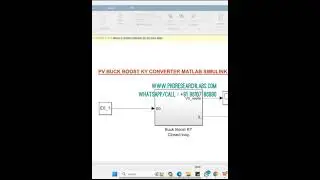 PV BUCK BOOST KY CONVERTER MATLAB SIMULINK SIMULATION ELECTRICAL