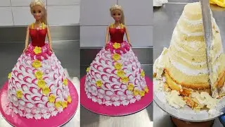 Easy and Parfect Barbie Doll Cake ideas |Wonderful Barbie Doll Cake Design Birthday Barbie Cake