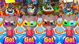 Talking Tom Hero Dash - New Design Avatar Outfits Hero Tom Unlocked Vs Bosses Cages Traps All Heroes
