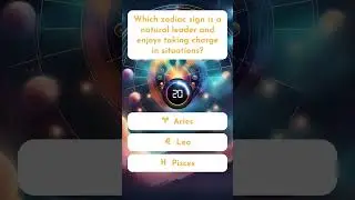 Zodiac Quiz #2: Unlock Your Celestial Knowledge!  #shorts #zodiac #quiz
