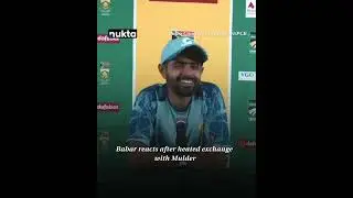 Babar Azam's fiery exchange with Wiaan Mulder | Nukta