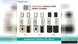 Adjustable Replacement Tuya APP Smart Life Fingerprint Cylinder Electronic Smart Door Lock Digital K