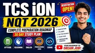 TCS iON NQT 2026 🔥 | Exam Pattern, Complete Syllabus, 30-Day Study Plan & Free Resources
