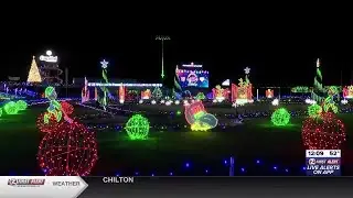 New holiday light display at Fox Cities Stadium