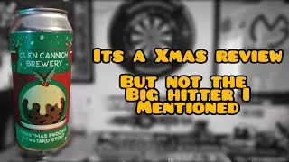 Christmas pudding & custard stout 4.5% -Glen Cannich brewery - review No. 1631