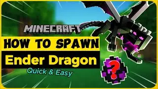 Как призвать Эндер-дракона в Minecraft; Творческий режим (2 простых метода) | Быстрое и простое р...