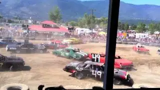 Salmon Arm Demolition Derby 2011 - Heat 1