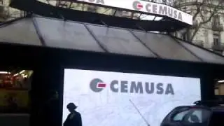 Digital Signage Cemusa Las Ramblas BCN